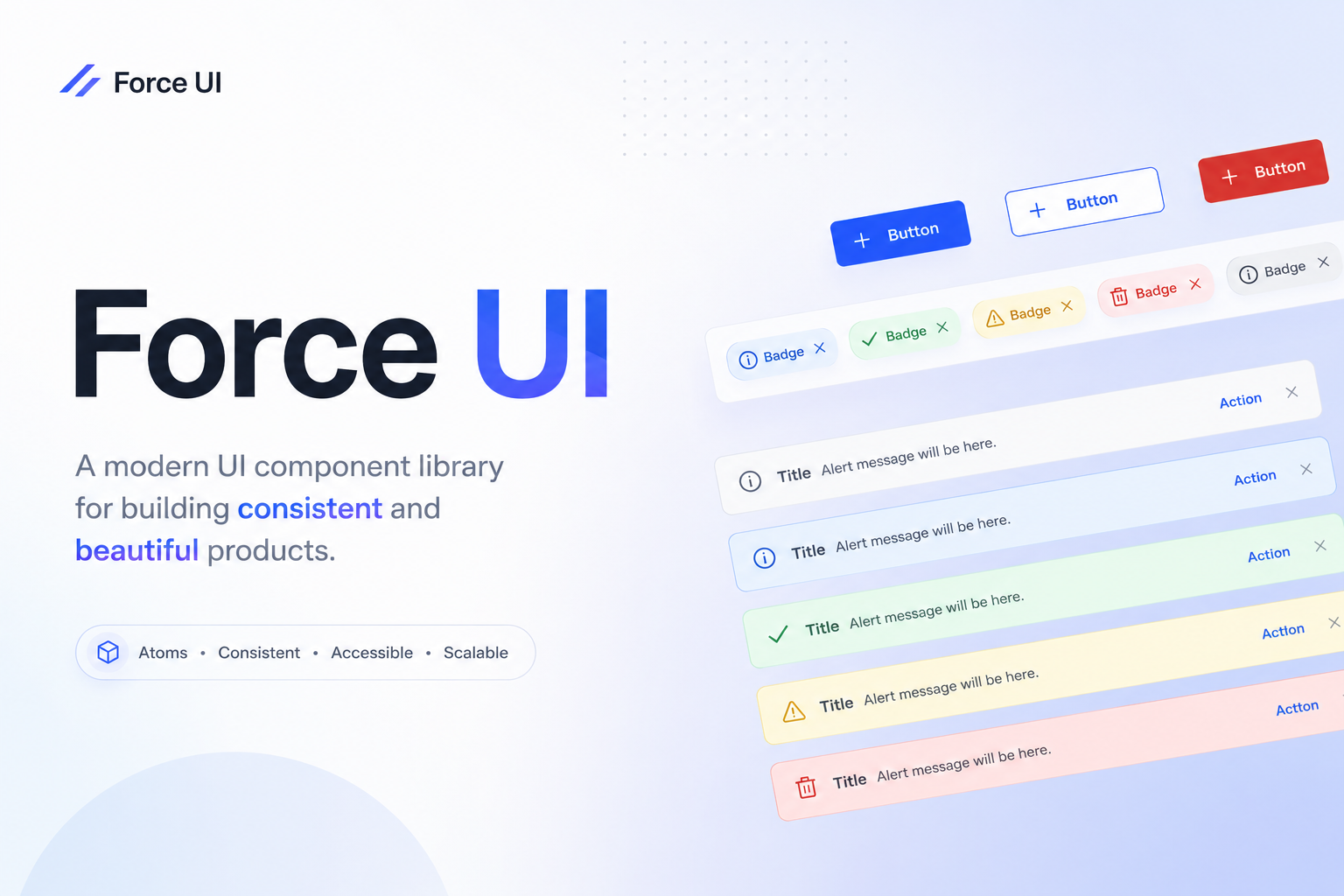 Force UI Design System case study cover