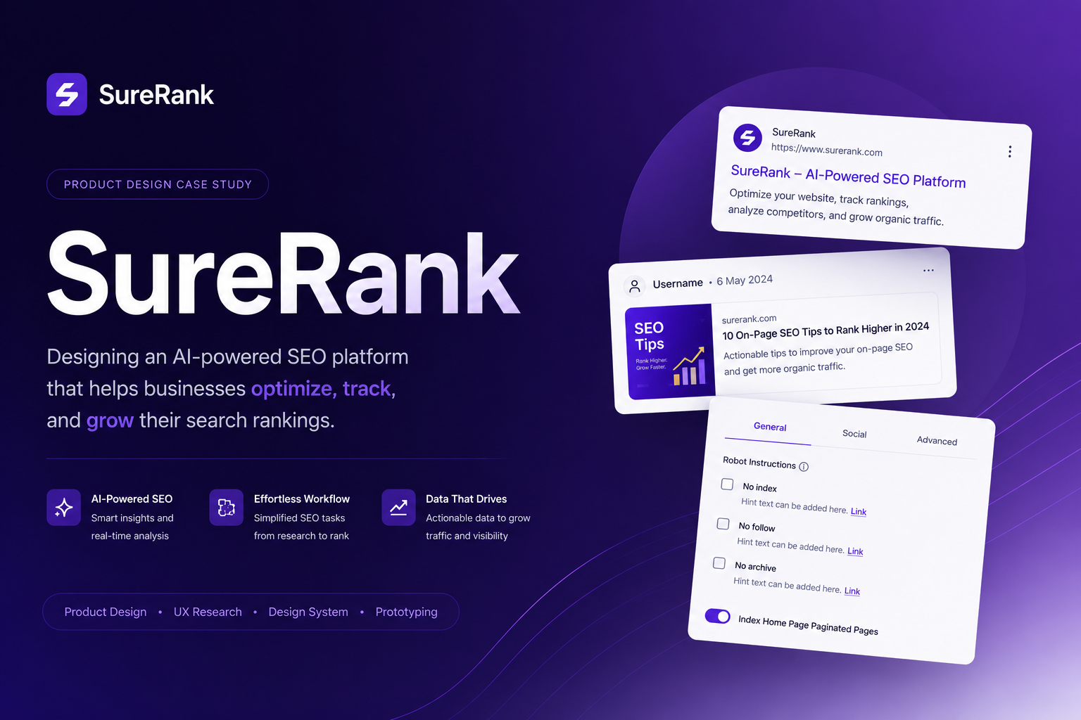 SureRank SEO Insights case study cover